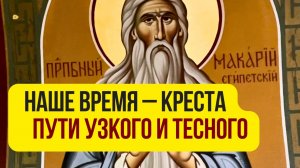 О том, что надо научиться быть спокойным при любых обстоятельствах  - Преподобный Макарий Египетский