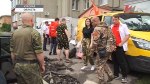 Помощь курянам от коммунистов и комсомольцев Подмосковья