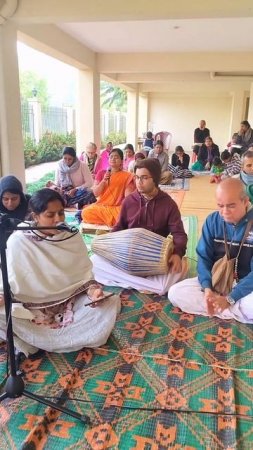 Ekadashi program in Mayapur Dham, Mahavan