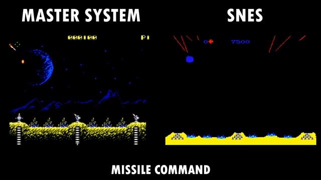All Master System Vs SNES Games Compared Side By Side