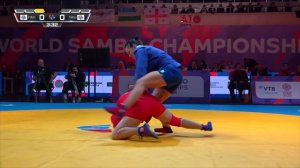 POSYLKINA (FIAS 1) vs ZHYLINSKAYA (FIAS 2). World SAMBO Championships Astana 2024