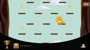 (Ps4/Ps5) - игра Qump Jump (достижение - "Score 150 points - Наберите 150 очков.").