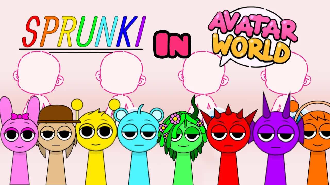 New!!  Sprunki Makeover in Avatar. avatarworld sprunki pazu