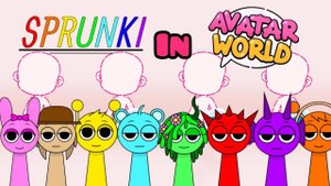 New!! 😍 Sprunki Makeover in Avatar. #avatarworld #sprunki #pazu