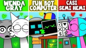 Incredibox Sprunki RETAKE Sinner Edition ALL Kiss Compilation - Все реакции