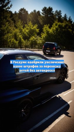 В Госдуме одобрили увеличение вдвое штрафов за перевозку детей без автокресел