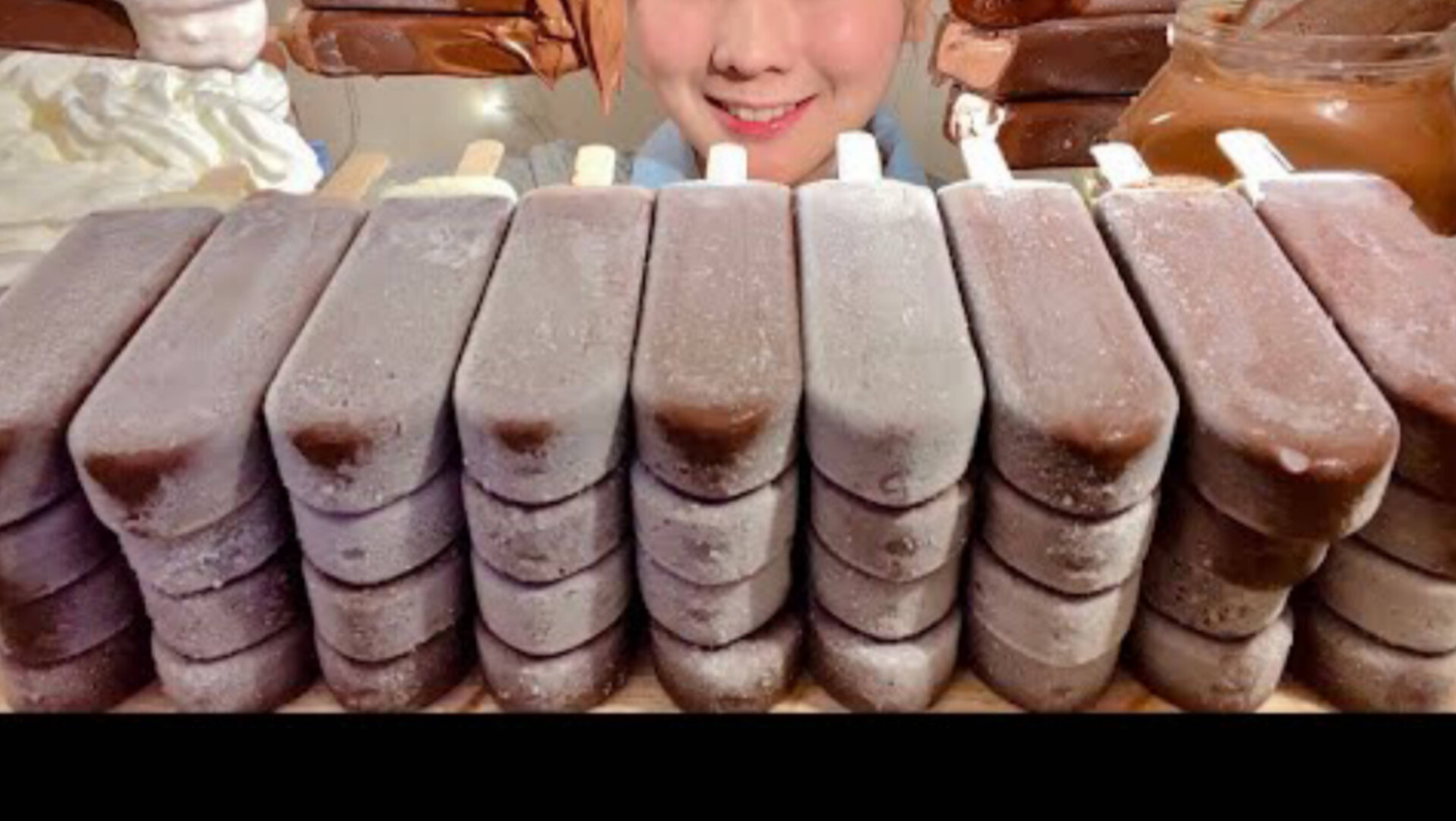 Хрустящее мороженое АСМР смотреть онлайн