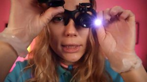 ASMR - Lizi ASMR - Fast Doctor Roleplay Combo Eye, Ear & Dental Exam for Instant Relaxation