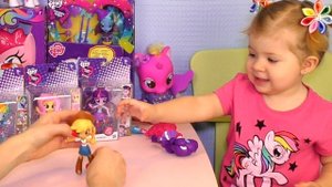 Наши Новые игрушки Май Литл Пони МЛП Equestria Girls my little pony unboxing new toys