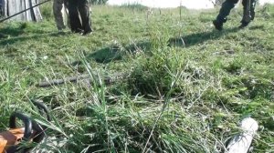 Подготовка ко крещению на пруду  03 07 2025