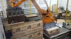 Вилочный захват для паллетирования коробов