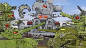 ВК-44 Сражается на линии обороны - Мультики про танки