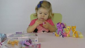 Распаковка Пони Флаттершай Эпл Джек Твайлайт Спаркл Рарити Пинки Пай