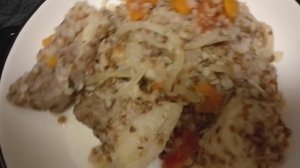 Гречка с мясом в рукаве