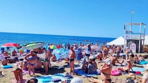 ТАКОЕ НЕ ОЖИДАЛА УВИДЕТЬ В АЛУШТЕ СЕГОДНЯ НА ЦЕНТАЛЬНОМ ПЛЯЖЕ МОЕГО РОДНОГО ГОРОДА