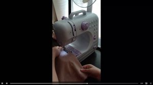 Работа с тканью на медленной скорости
