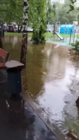 Москву после ливня топит не хуже Воронежа.