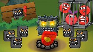 Мультфильм ! про Red Ball 4 - Красный Шарик ! По мотивам Игры ! Новинка !