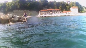 Тренируемся на сап доске по Черному морю. Побережье,море,юг