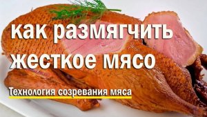 Любого вида мясо будет мягким и сочным. СЕКРЕТЫ МЯСА