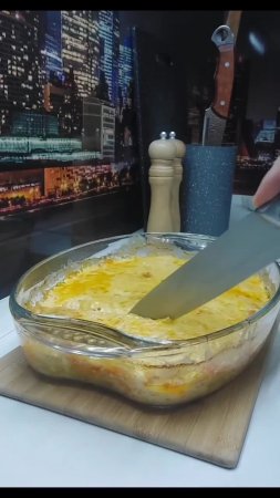 🐟 Минтай с овощами в духовке