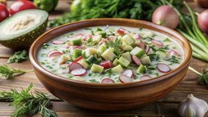 Самый лучший рецепт окрошки на квасе! Для жаркого дня