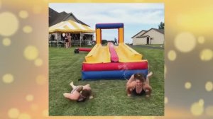 🍿 Смешные падения людей  / Попробуй не засмеяться!)) Прикольные видео для настроения