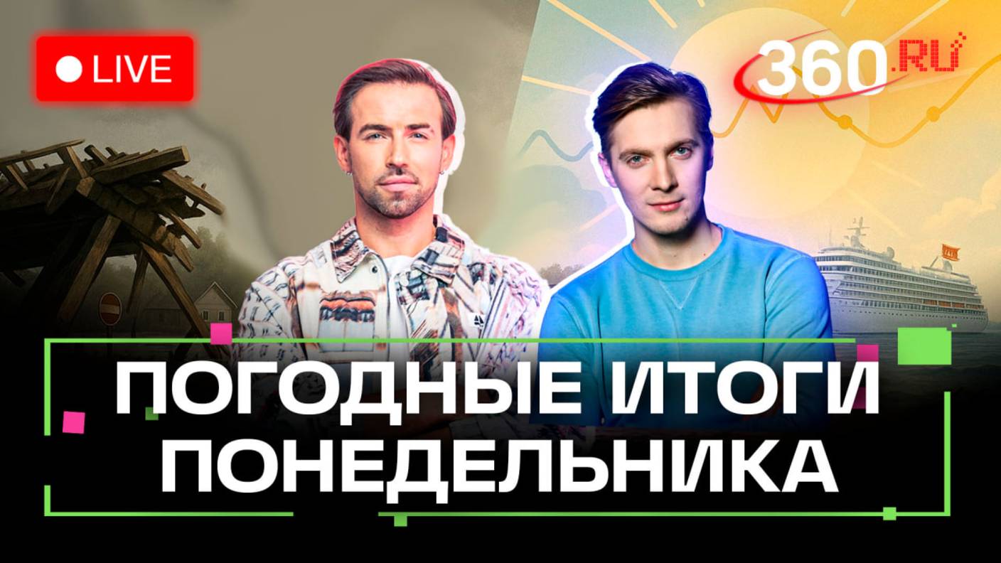 Погода 21 июля и прогноз на завтра. Подмосковье, Горицы. Трансляция 360