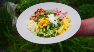 Забудь про колбасу! Рецепт этой Окрошки тебя удивит + Секрет фирменной заправки