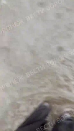 Вчера на Воронеж обрушился ливень. Опять. Город поплыл. 💦🫢