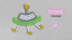 Летающая тарелка НЛО ( UFO ) из бисера параллельным плетением Diy