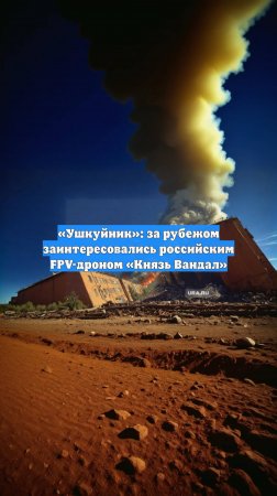 «Ушкуйник»: за рубежом заинтересовались российским FPV-дроном «Князь Вандал»