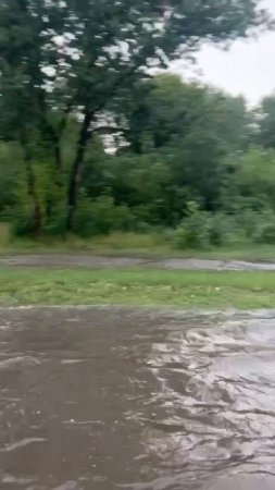 Ливень превратил улицы Воронежа в реки!