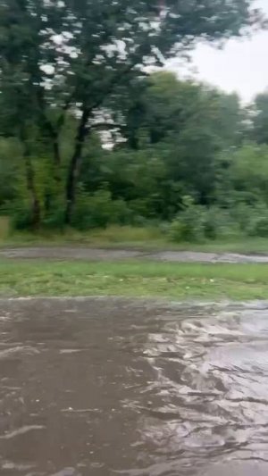 Ливень превратил улицы Воронежа в реки!
