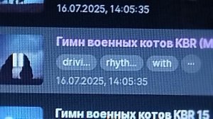 гимн котов KBR 16