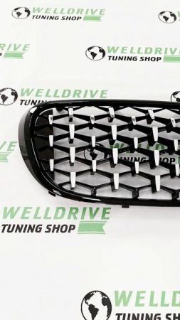 Решетки радиатора BMW 7 G11 G12 дорест Diamond черный хром
