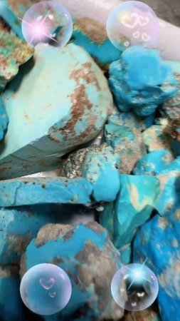 20250719-03 Natural Original Turquoise Material：A Colorful Gift from Earth