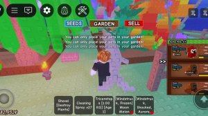 Первое видео в Grow a garden на моём канале