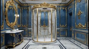 Дизайн ванны в стиле барокко