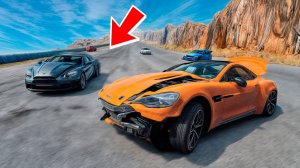 С ВЕРШИНЫ ГОРЫ ВНИЗ БЕЗ ТОРМОЗОВ НА МАКСИМАЛЬНОЙ СКОРОСТЬ В BEAM NG DRIVE!