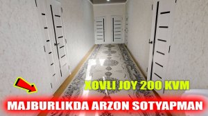 Tezda ko'ring arzon xovli joy G'aybu turkmanlikda 200 kvm xovli joy zudlik bilan sotiladi