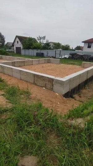 Монолитный фундамент/Строительство #construction #стройка #монолит