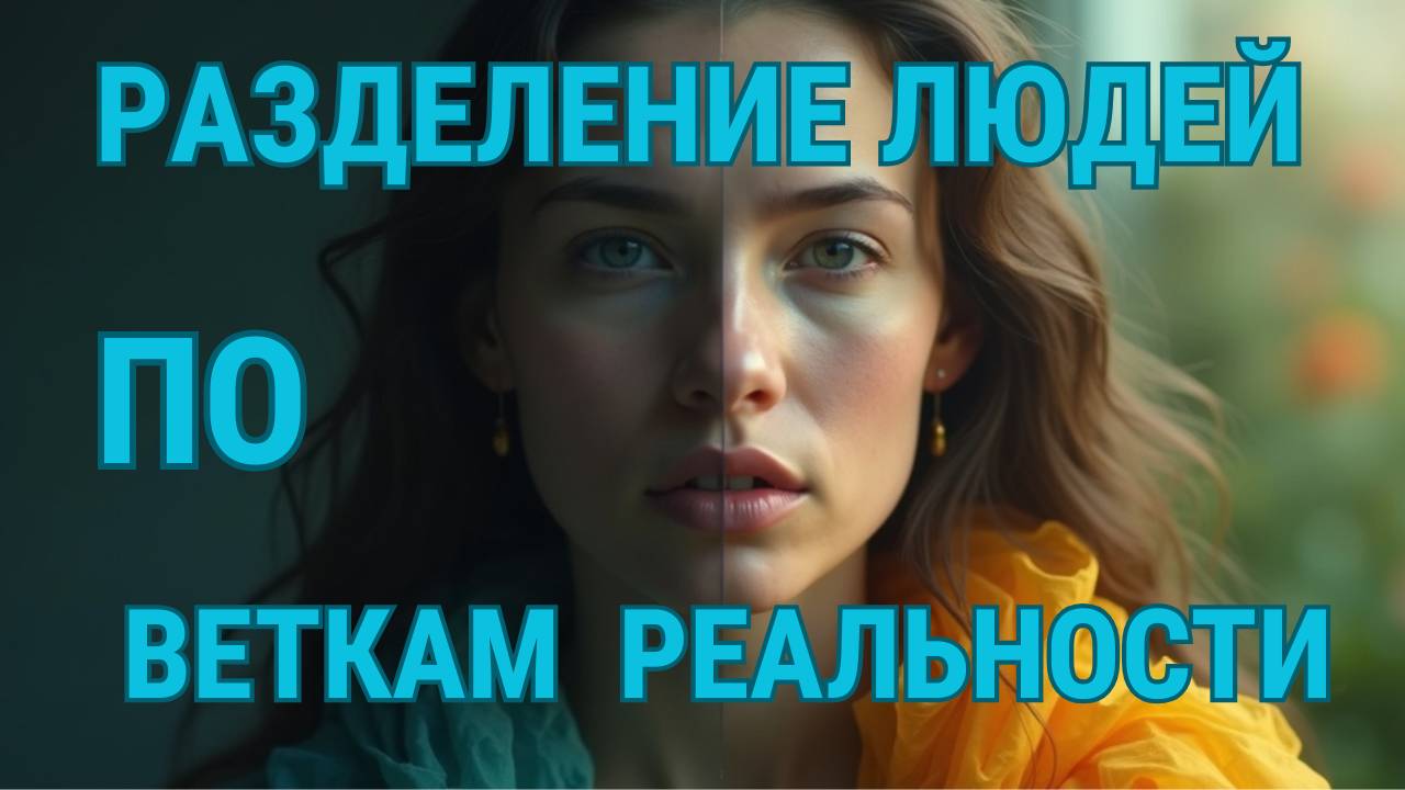РАЗДЕЛЕНИЕ ЛЮДЕЙ по веткам РЕАЛЬНОСТИ.