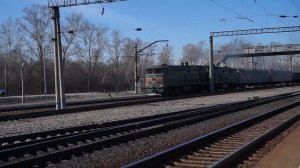 Тепловоз 2ТЭ10М-3011 и ВЛ80С-085. Звук 10Д100 и внезапно выльник на Развилке!