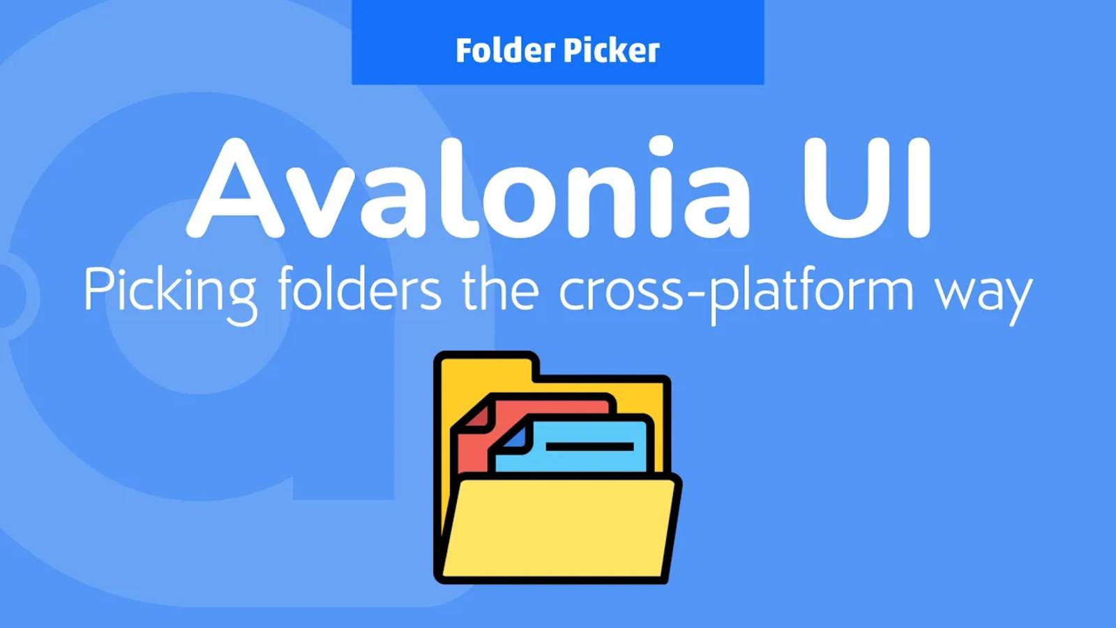 38. Avalonia UI Real World (Folder Picker)