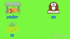 07. In, On, Under, Next To Where is it Song Prepositions Of Place