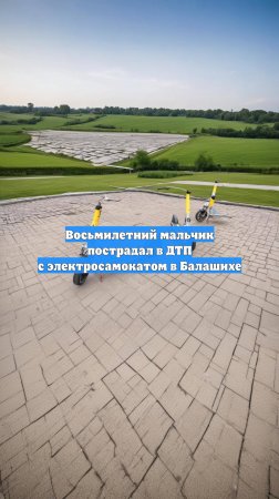 Восьмилетний мальчик пострадал в ДТП с электросамокатом в Балашихе