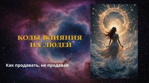 КОДЫ ВЛИЯНИЯ НА ЛЮДЕЙ
Как продавать, не продавая
#продажи #услуги #мышление