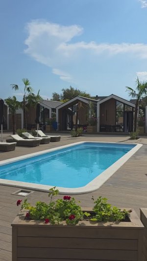 Полный обзор | Каркасные домики в отеле "RIGA VILLAGE RESORT"