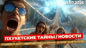 Майя Бэй под камерами |  Подвесной мост на Пхукете | Шторм, бойцовский турнир | Новости Пхукета